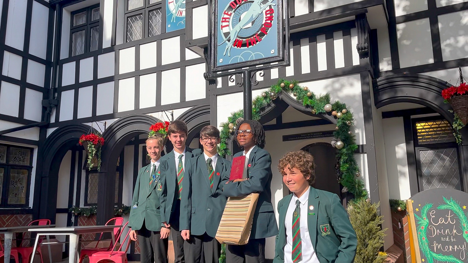 Hollyoaks welcomes 4Schools winners onto set